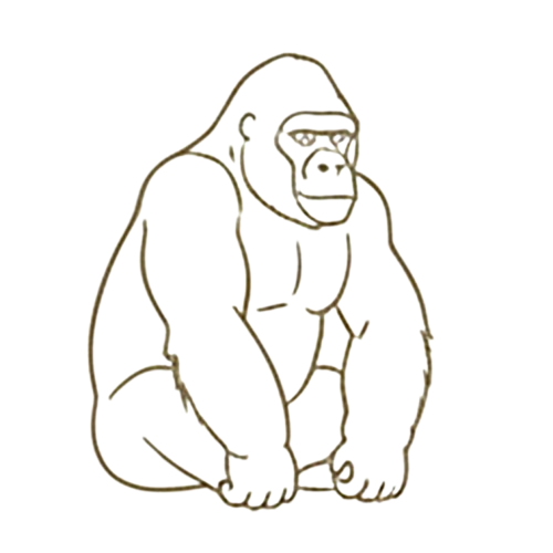 Mountain Gorilla Icon